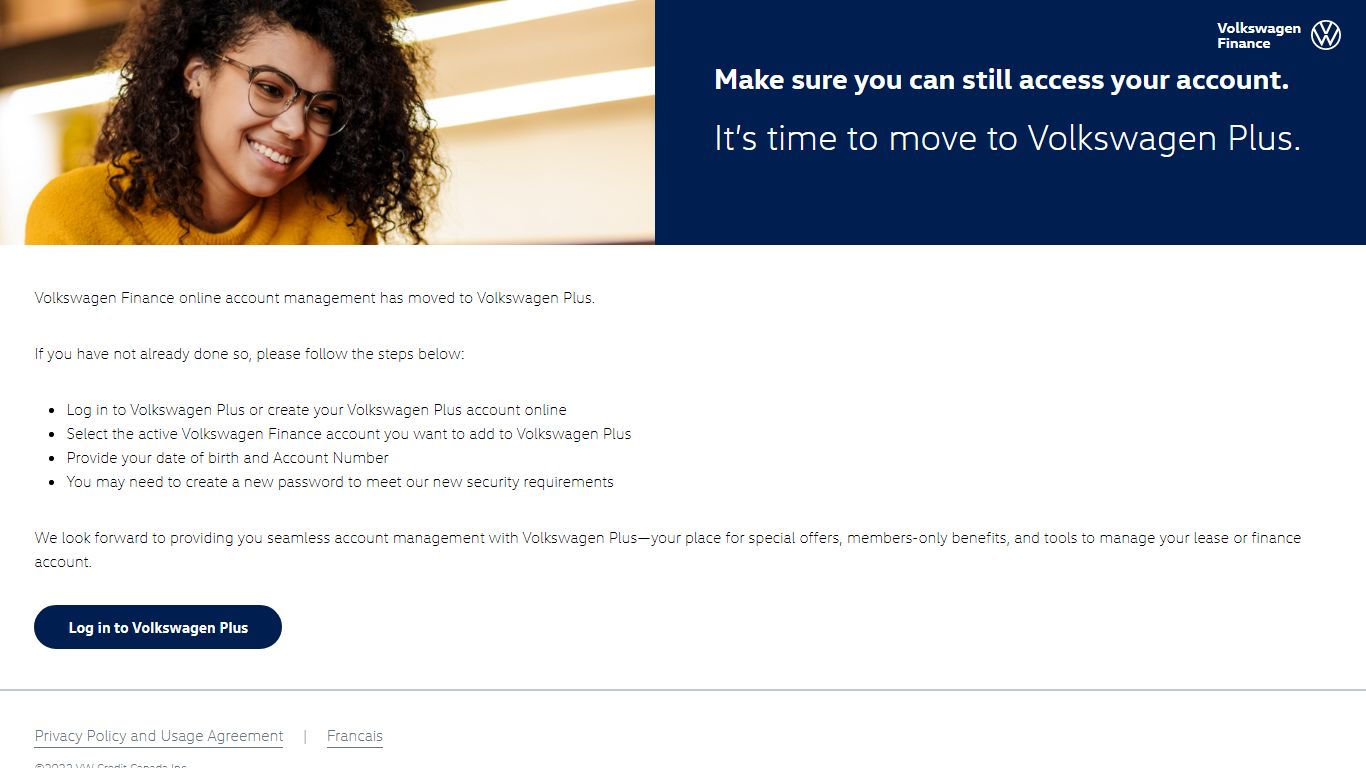Volkswagen Finance -- Login